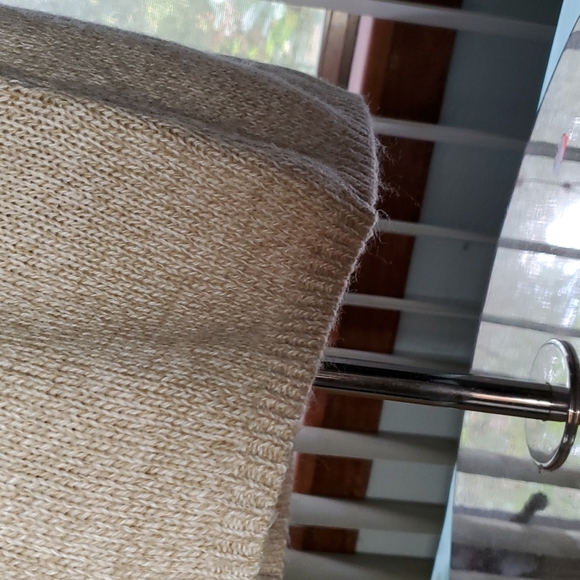 DRAPER'S & DAMON'S Marled Short Sleeve Sweater Shell. Sz. M. - Picture 4 of 9